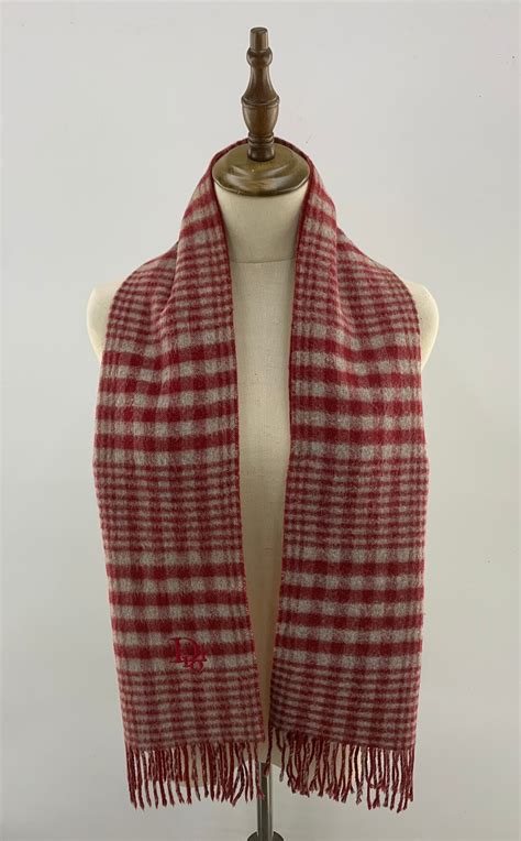 christian dior brown scarf belt checkered|christian dior scarf.